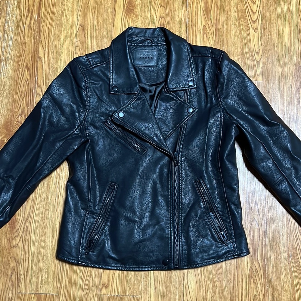 Blank nyc leather biker jacket